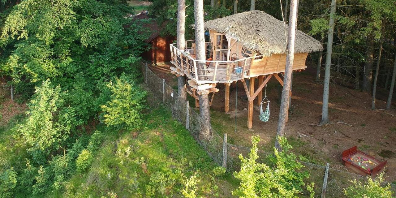 Treehouse U Rybnika Hotel Osecna Exterior photo